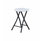 Sgabello pic nic 'Party' richiudibile salvaspazio in plastica e acciaio