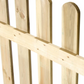 Staccionata in legno di pino naturale, ideale per recinzione giardino