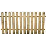 Staccionata in legno di pino naturale, ideale per recinzione giardino